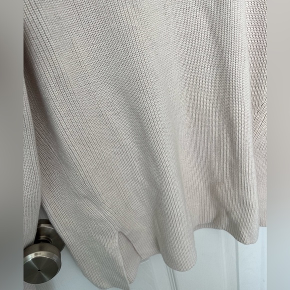 LULULEMON Merino Wool-Blend Ribbed Crewneck Sweater White Opal Size 4 - Picture 4 of 11